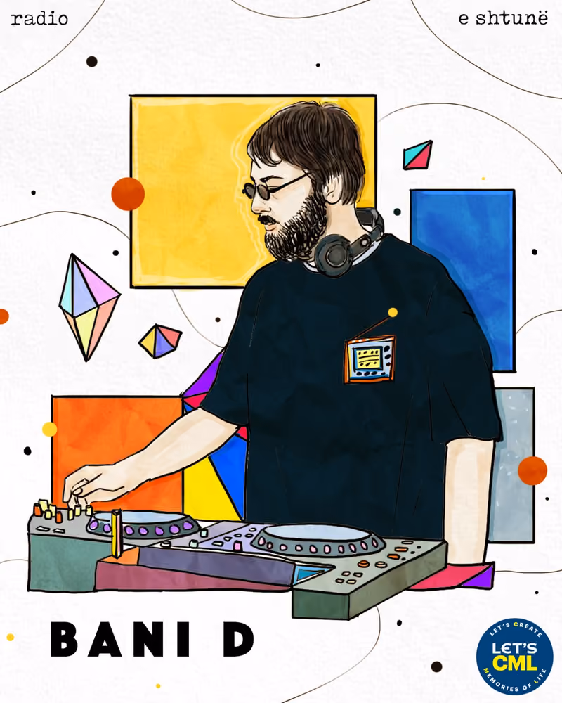 Bani D flyer — Radio Bar, Tirana