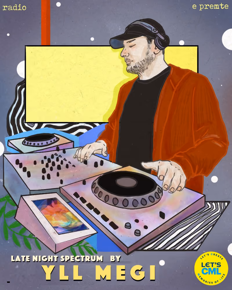 Late Night Spectrum by Yll Megi flyer — Radio Bar, Tirana