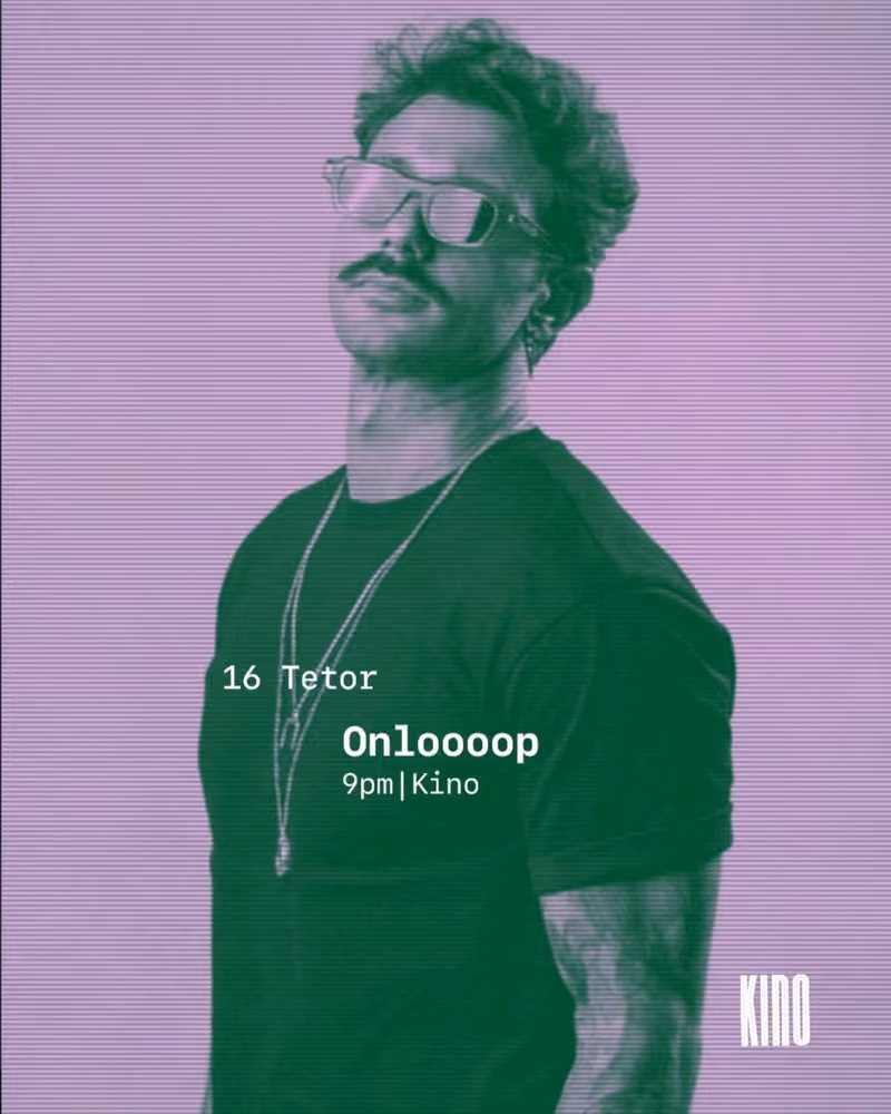Onloooop flyer — Kino Tirana
