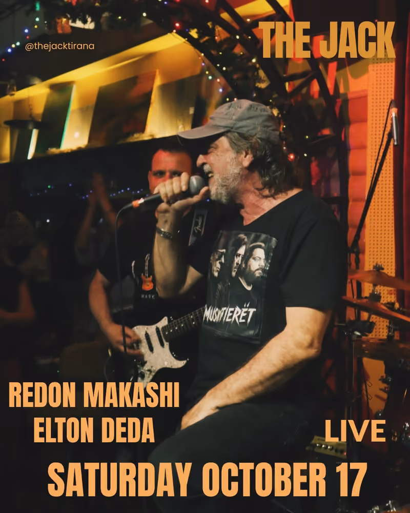 Redon Makashi & Elton Deda flyer — The Jack Tirana