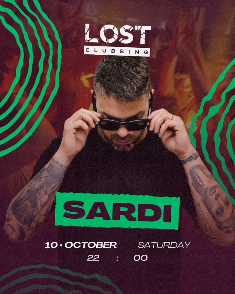 Sardi flyer — Lost Tirana