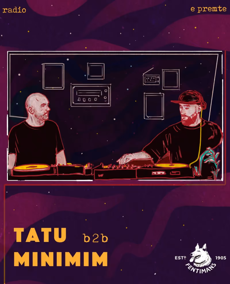 TATU b2b MINIMIM flyer — Radio Bar, Tirana