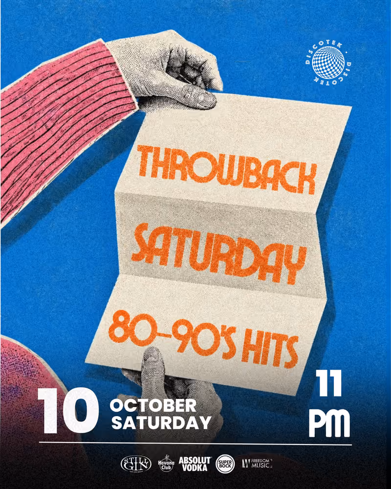 Throwback Saturday flyer — Discotek Tirana
